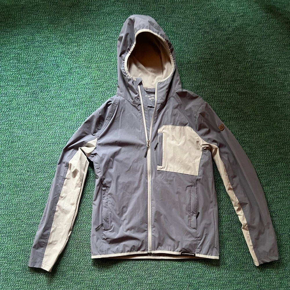 Boundless Men’s Rain Jacket Windbreaker Color Block Size S RM